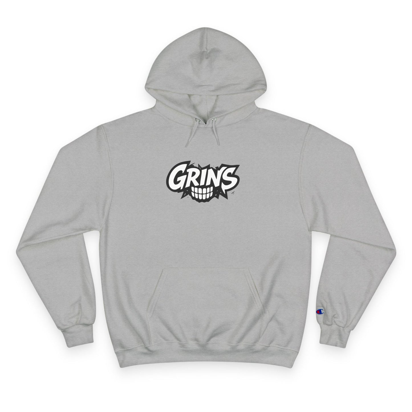 Champion Hoodie - Gym Grins Cross Print for Fitness Enthusiasts