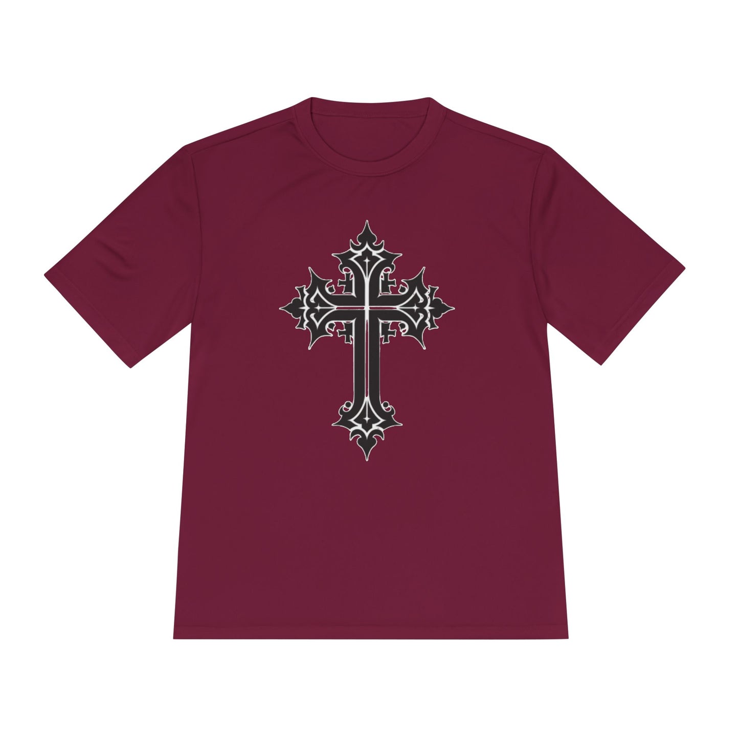 Cross Moisture Wicking Tee Shirt for Gym Grins