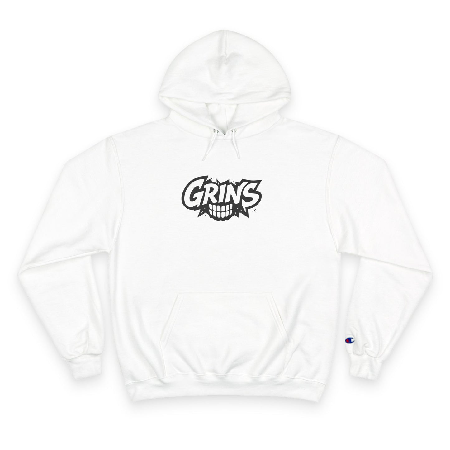 Champion Hoodie - Gym Grins Cross Print for Fitness Enthusiasts