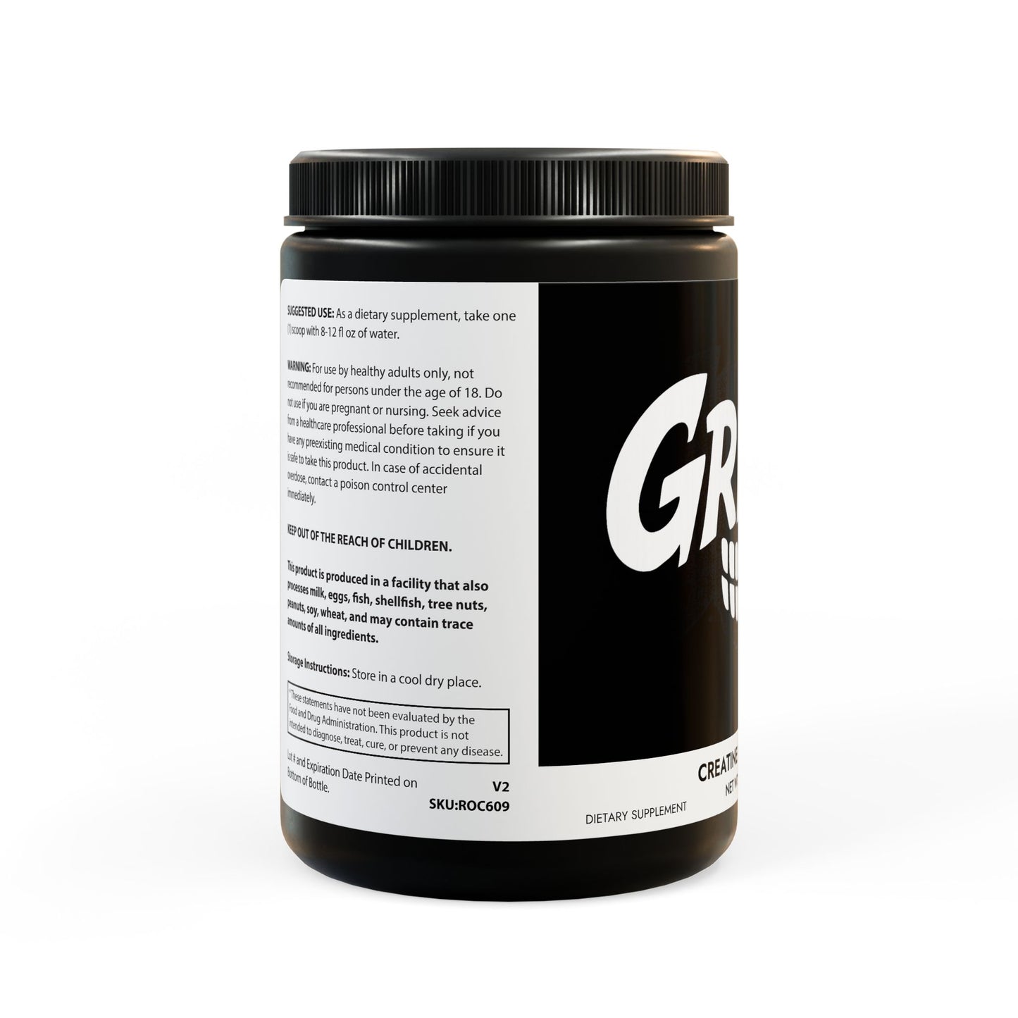 Creatine Monohydrate Supplement (300g, 10.58oz)