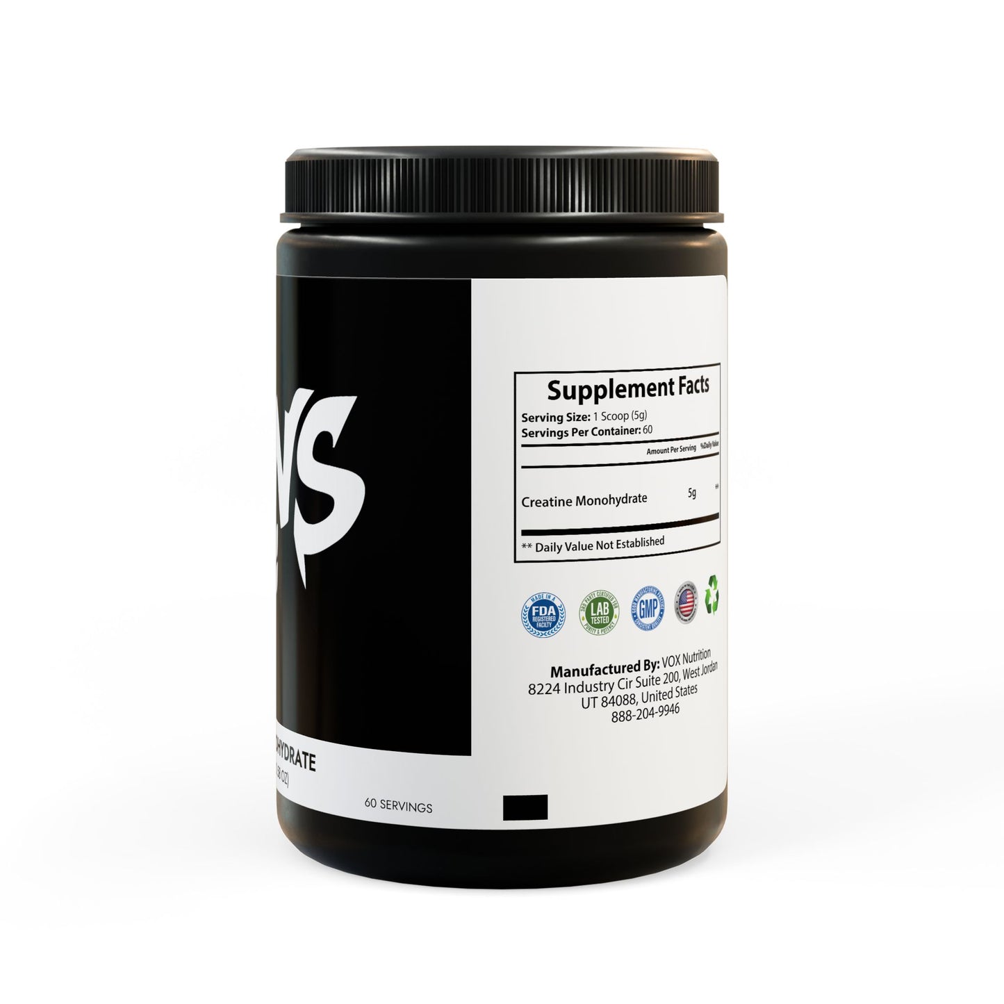 Creatine Monohydrate Supplement (300g, 10.58oz)