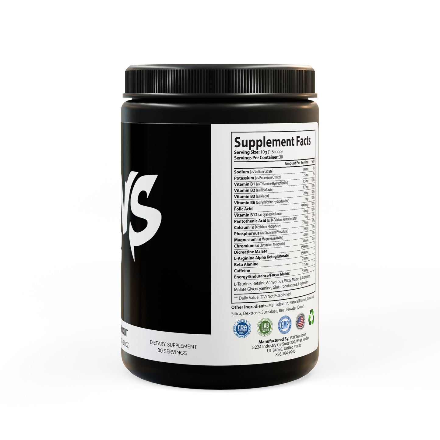 Pre-Workout Supplement, Watermelon (300g, 10.58oz)